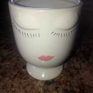 Charming White Face Planter